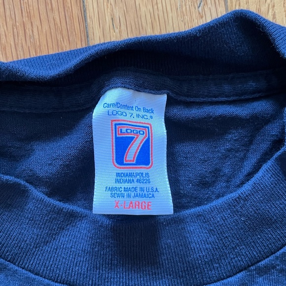 VTG Logo 7 Chicago Bears Shirt 90s Y2K NFL Graphic Print Football Logo Spellout - Picture 2 of 6